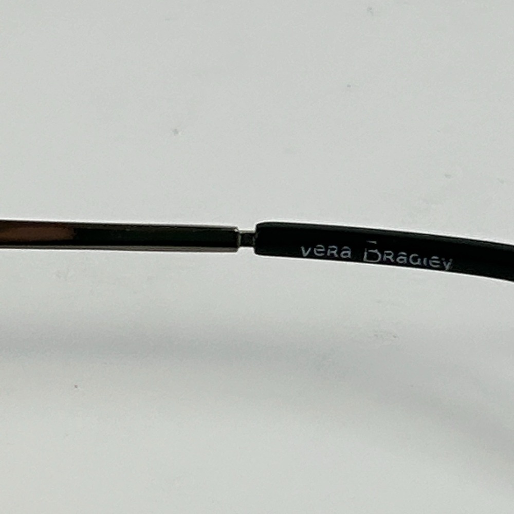 Vera Bradley Indiana Rose Tavia Womens Eyeglasses Brown Full Rim 52-18-135 mm - Picture 10 of 13